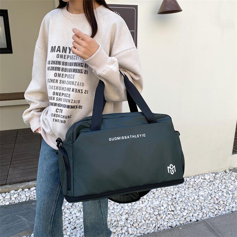 

Travel Bag Women s Lightweight Portable Large Capacity Short-haul Luggage Bag Boarding Bag Waterproof Sports Storage Bag Travel зелений