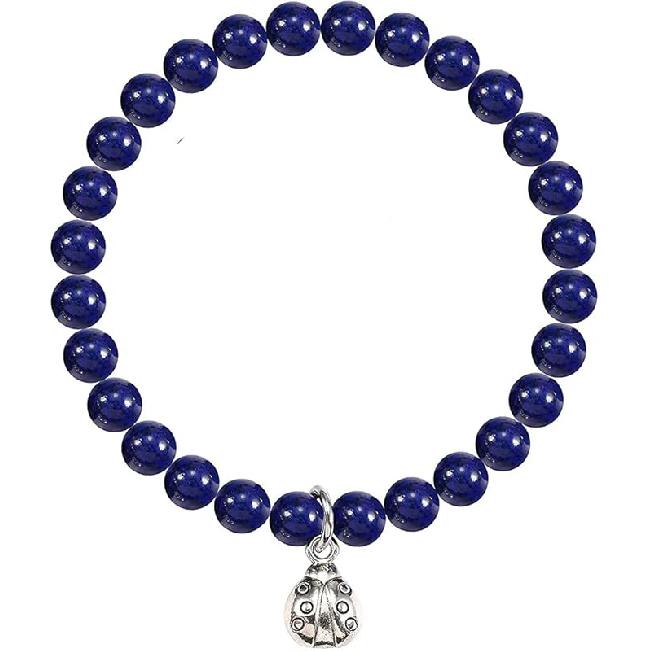 Pingyongchang Candy-Colored Beads Bracelet Ladybug Good Luck Gift for Mothers and Friends Cute Ladybug Thanksgiving Valentine’s Day Father’s Day