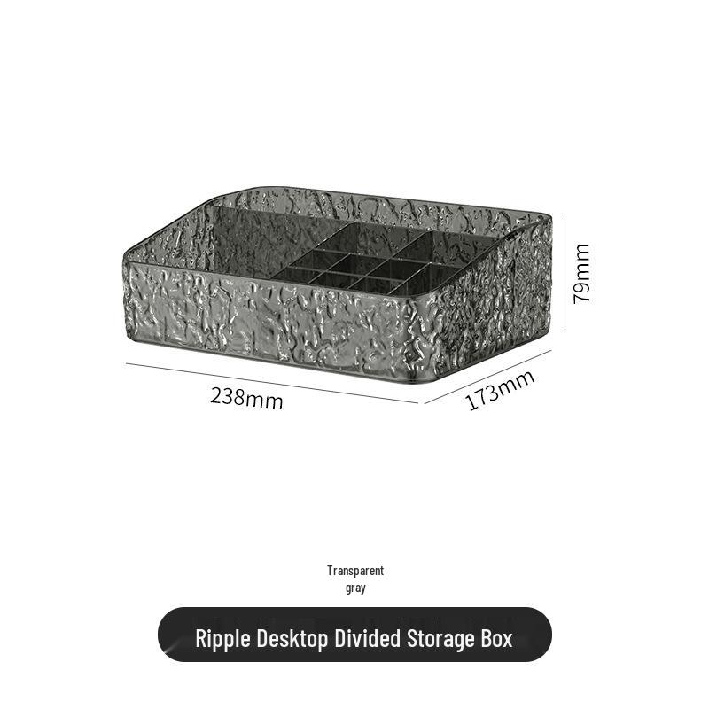 Luxury Large Capacity Cosmetic Storage Box with Drawers for Desktop or Dressing Table