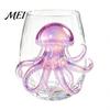 Ocean Style Bar Accessory Octopus Stemless Wine Glass, 3D Marine Animal Printed Themed Glassware Borosilicate Glassware, for Cocktails And Home Unique