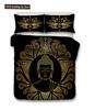 Buddha Duvet Cover Set Religion Mandala Style 3D Print Comforter Cover King Queen Size For Kids Teen Adult Polyester Bedding Set