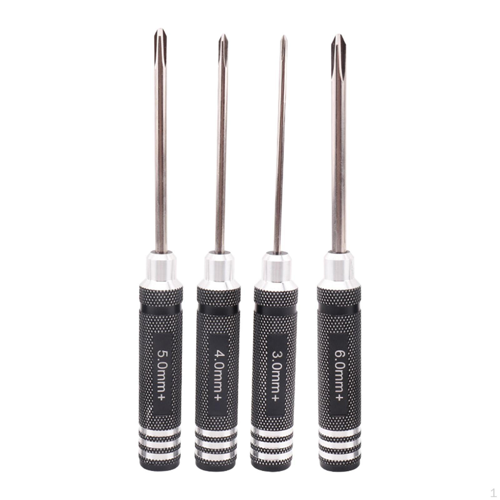 Screwdriver Set Widely Application 3mm 4mm 5mm 6mm Tips Workshop Equipment
