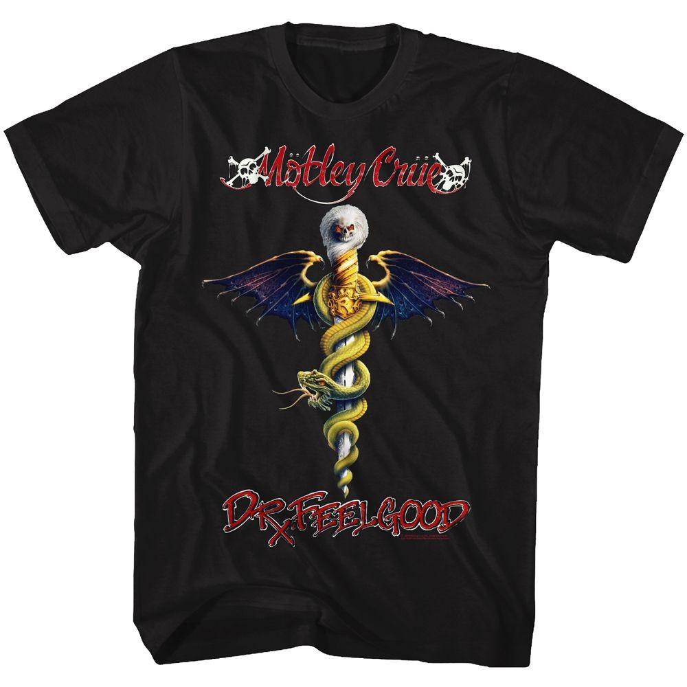 Motley Crue Dr Feel Good Music T-shirt Tops Tees Men's Women's Unisex