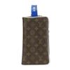 Used LOUIS VUITTON Handbag NBA Cloakroom Drop Kit M45588 Monogram Brown Blue NBA Collaboration
