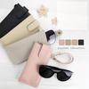 Soft Pu Leather Eyeglass Case Classic Glasses Bag Women Men Portable Sunglasses Boxes Travel Pouch For Glasses Eyewear Supplies