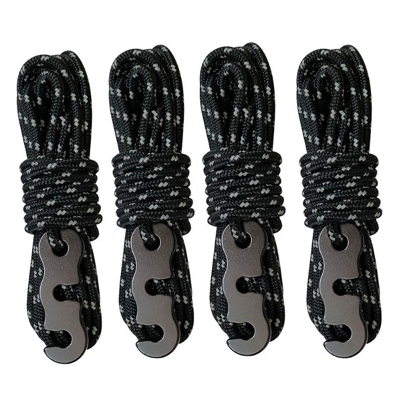 

Outdoor Tent Rope Reflective Rope Canopy Rope Reinforced Windproof Rope Buckle Tent Fixed Wind Rope Tent Wind Rope Buckle