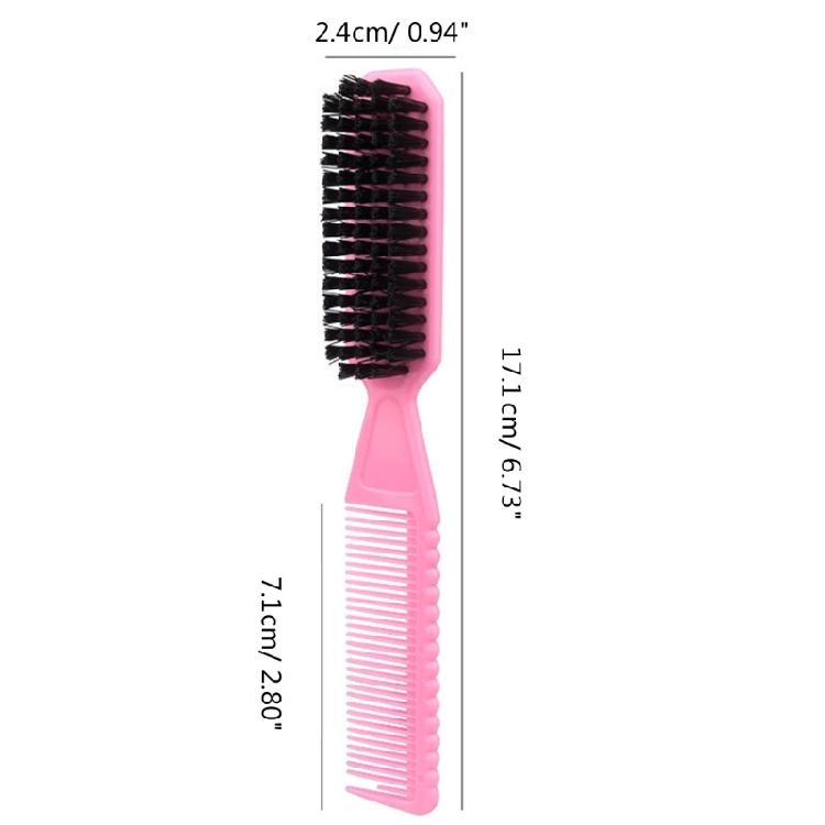 2 In 1 Neck Duster Broken Remove Comb Brush Hair Styling Hair Cleanup Salon Tool
