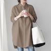 2024 Women's Long Sleeve Loose Casual Irregular Shirt