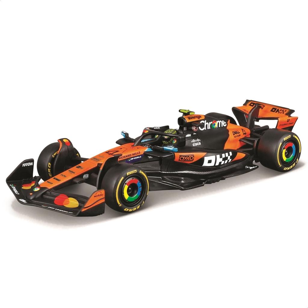 Bburago 2025 Model Signature Series F1 McLaren Team MCL39 Lando Norris Australian GP Race Sports Car Miniature Diecast Car Finished Product 1/43 #4 /