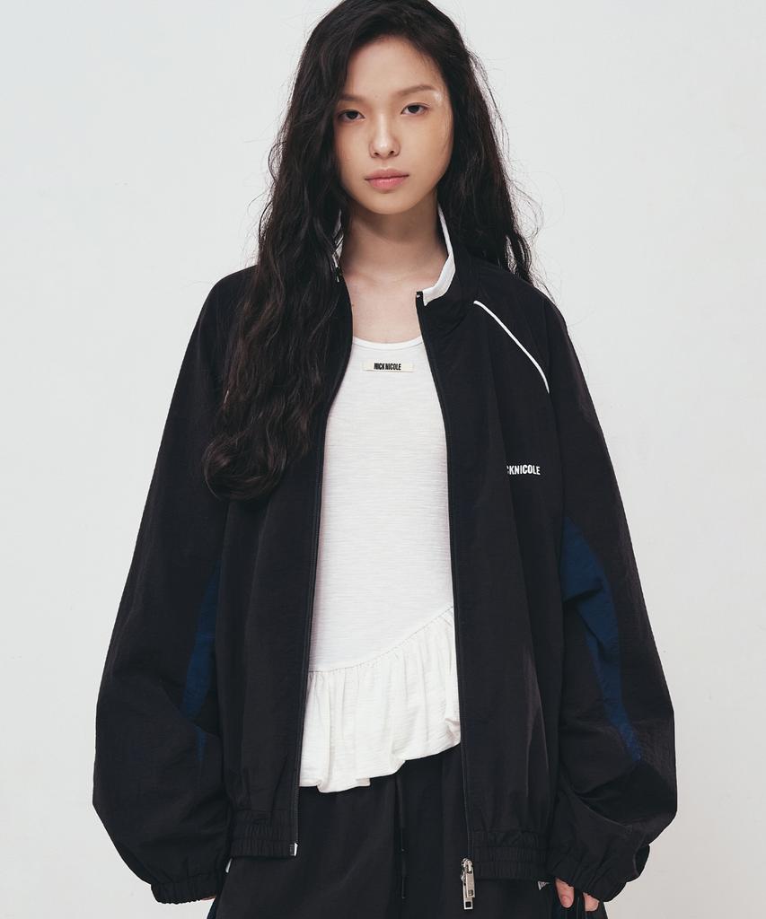 Nick&Nicole Piping Tracksuit Jacket_Black