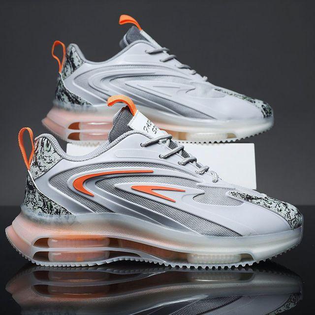 

Мужская спортивная обувь, распродажа, трендовые удобные кроссовки на нескользящей платформе, модная обувь для бега на воздушной подушке Chaussures Hommes 39 серый