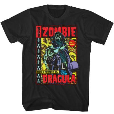 Rob Zombie Dragula Pánské tričko Rock and Roll Hudební kapela Klasické tričko Černé