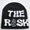 New ODM/OEM Knitting Beanies Hat Men Women All Over Jacquard Knitted Hat Hip Hop Skull Print Winter Warm Hats