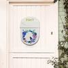 Wall Mounted European Styles Mailbox Durability Iron Construction For Patios Yard And Porch Decoration