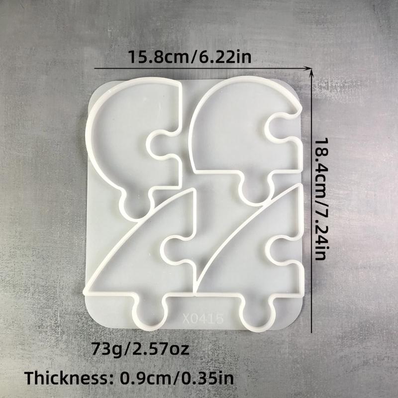 Creative Heart Shaped Silicone Coaster Mold Waterproof Heart Designs Coaster Mold For Creative Homes Decoration Projects