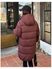 Women’s Mid Length Hooded Windproof Thicken Warm Winter Jacket