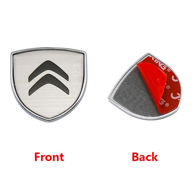 

1 шт. 3D металева наклейка Декоративна наклейка на кузов автомобіля, багажник, форма щита, Автоаксесуари для Citroen C1 C2 C3 C4L VTS C-ELYSEE C3-XR