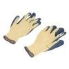 1 Pair Electrician Gloves 400V High Voltage Resistant Flame Retardant Rubber Non Slip Work Gloves for Maintenance
