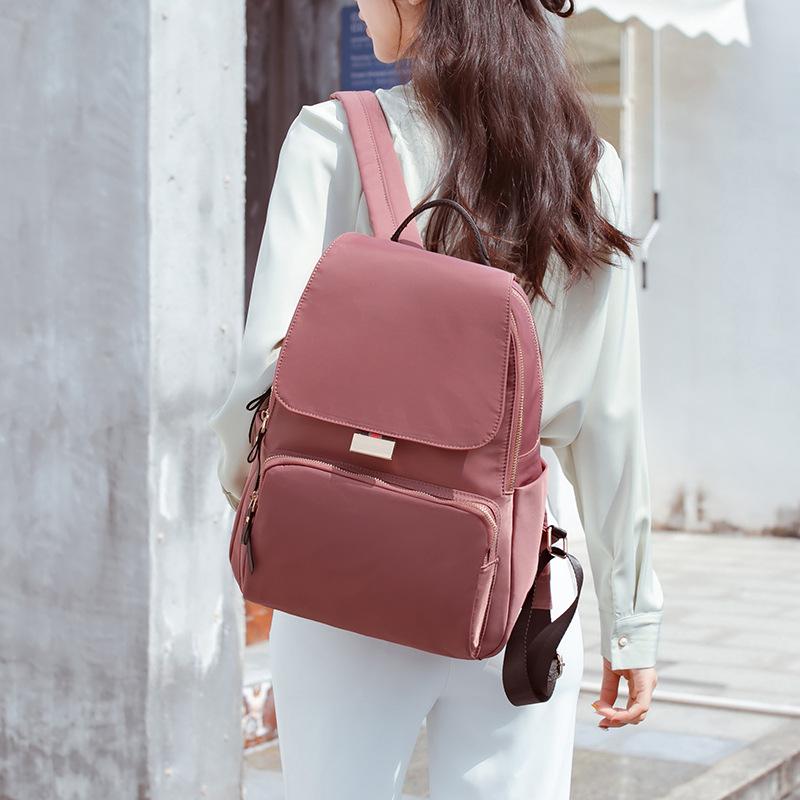 Oxford Cloth Backpack for Women Spring and Summer New Korean Anti Theft Backpack Student Schoolbag Large Capacity Travel Bag Trend