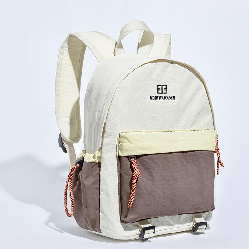 Solid Letter Color Backpack Travel Waterproof Wearresistant Large Capacity