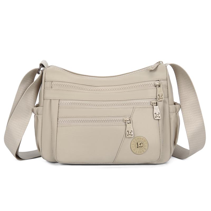 Waterproof Nylon Multi-layer Ladies Crossbody Bag Casual Shoulder Bag for Middle-aged and Elderly Women Large Capacity Bag