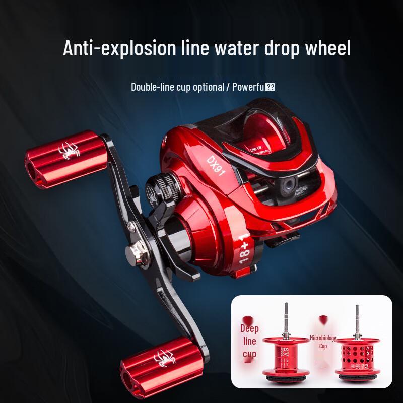 Brangdy Red Spider Long Cast Baitcasting Reel