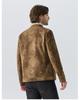 European American Retro Leather Jacket - Vintage Tie-Dye Washed Matte Coat