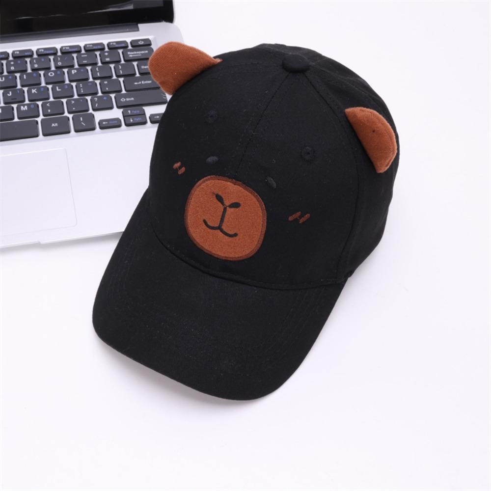 Dünne Kinder Baseballkappe Atmungsaktive Baby Sonnenkappe Trendige Capybara Schirmmütze Sommer