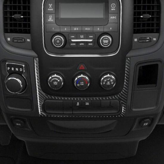 For RAM 1500 Carbon Fiber Interior Below Climate Control Cover Trim