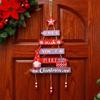 Simple Wooden Christmas Decors Efficient Holiday Hanging Piece for Modern Homes 55KF