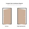 Latch Deadbolt Indoor Non-Punch Door Lock Bathroom Sliding Door Buckle Sliding Door Snap Old-Fashioned Surface-Mounted Room Door
