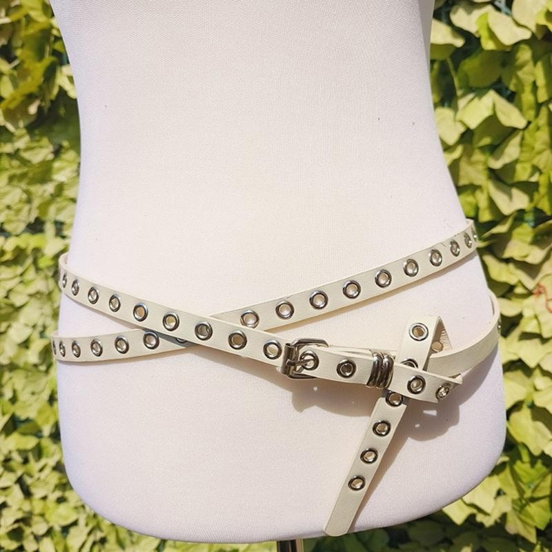 Modifiable Double Cycle Faux leather belt Bind Plan For Men And Women