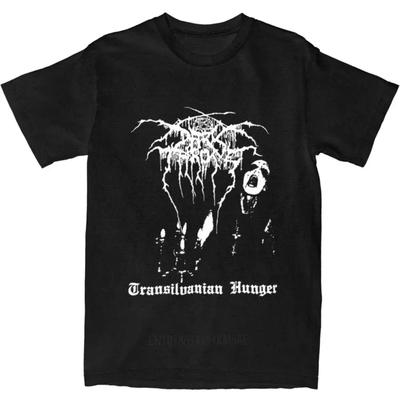 Men Women Printed Shirts Carpathian Forest Black Metal Band Vintage Cotton Short Sleeve We're Going To Hell for This Shirts Tee