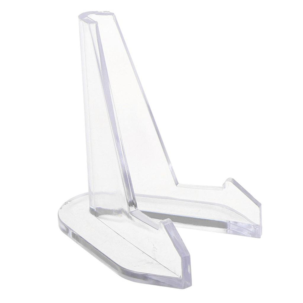 Clear Rack Small Easel for Phone Card Acrylic Coin Display Stand Holder Commemorative Coin Capsule Medal Holder Support