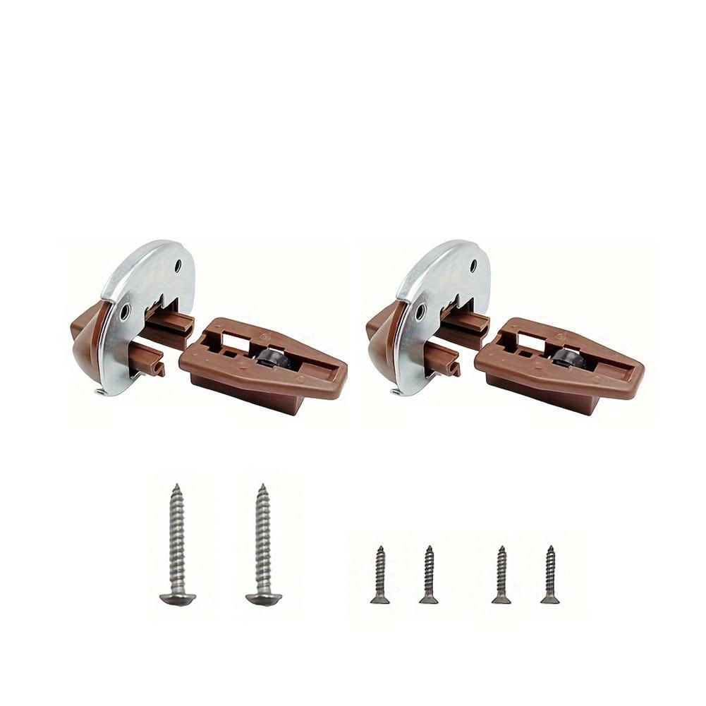 

2 комплекта ящиков, совместимых с моделью Rite-Trak II, коммерческого стиля, с металлической задней стенкой и роликом-ограничителем для ящика комода, шкафа, прикроватной тумбочки кофейный