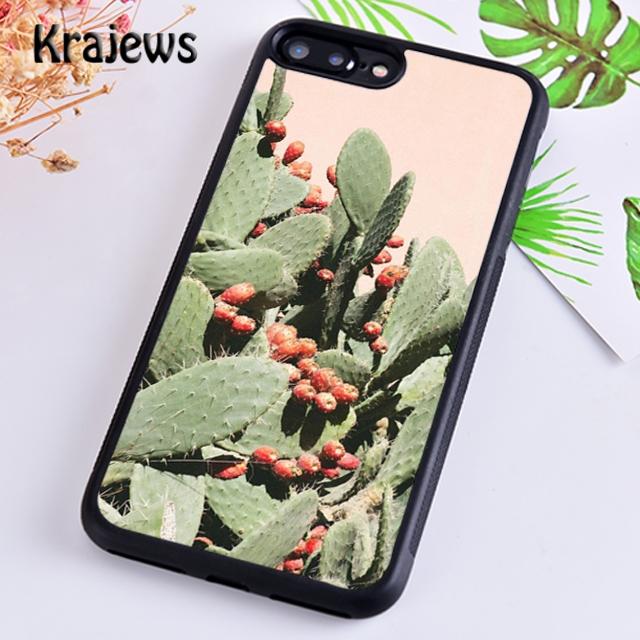 Krajews Cute Cactus Hug Summer Phone Case Cover For iPhone 14 5 6s 7 8 Plus X XR XS 11 12 13 Pro Max Samsung Galaxy S21 S22ultra