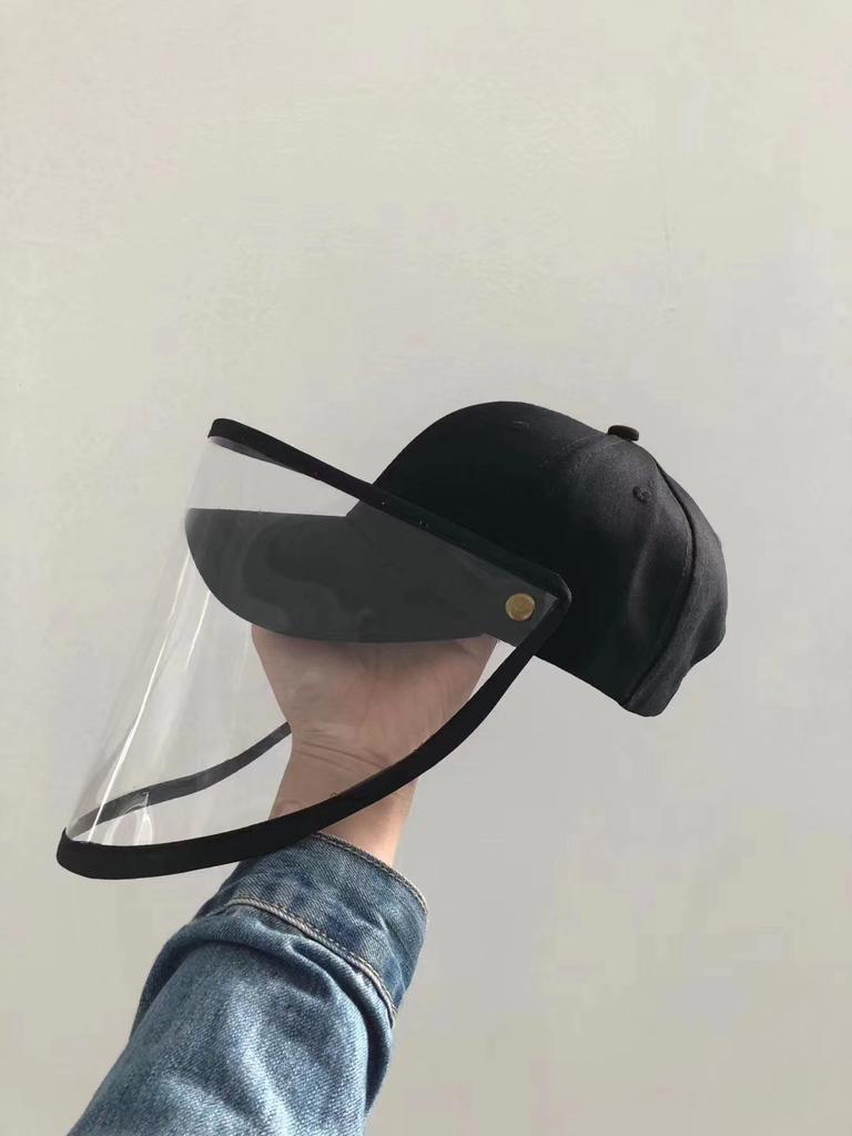 Winter Windproof and Anti-droplet Baseball Cap Can Be Removed Visor, Anti-saliva Protective Mask, Hat, Spring and Summer Outdoor
