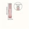 2pcs 10ml/0.34oz  Glass Roll On Bottle Pink Roller Bottle Essential Oil Lip Gloss Refillable Tube Empty Jar Glass Perfume Bottle
