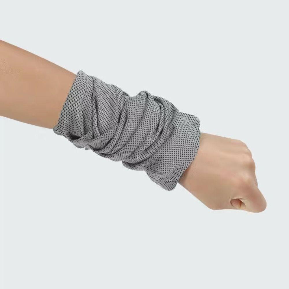 Sweat Absorption Sports Wrist Sweat Towel Polyester Fiber Wrist Protector Fitness Camping Running
