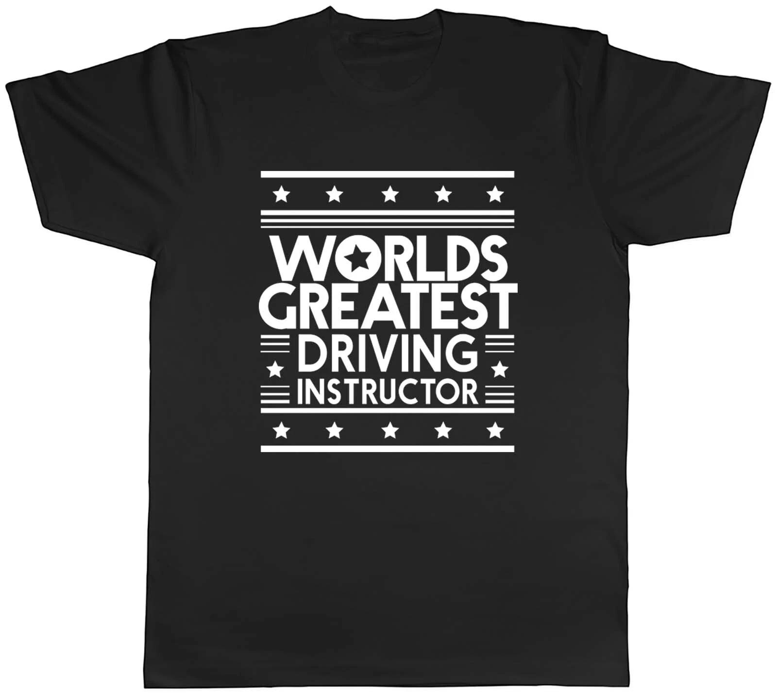 Driving Instructor T-Shirt Men World Greatest Driving Instructor Unisex Tee Gift XS