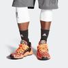 Harden Vol. 4 Cushioning Abrasion Resistant Low Top Basketball Shoes Men's Orange Black FV4155