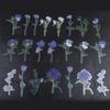 Artificial Flower Stickers Assorted Styles Floral Decorative Scrapbook Stickers Flowers Plant Series Decals for Laptop