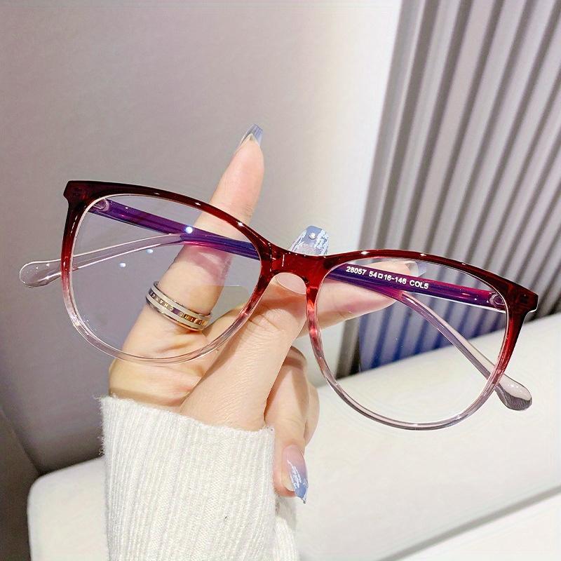 Fashion Glasses for Women Retro Transparent Glasses Anti Blue Light Eyeglass Frame Luxury Brand Design Four Seasons Spectac