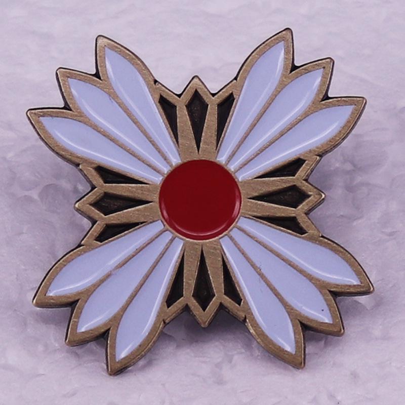 Металлическая брошь Ace Attorney: Осенний Мороз и Яростное Солнце Издание