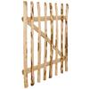 Vidaxl Wooden Gate, Hazel, 100X120 Cm