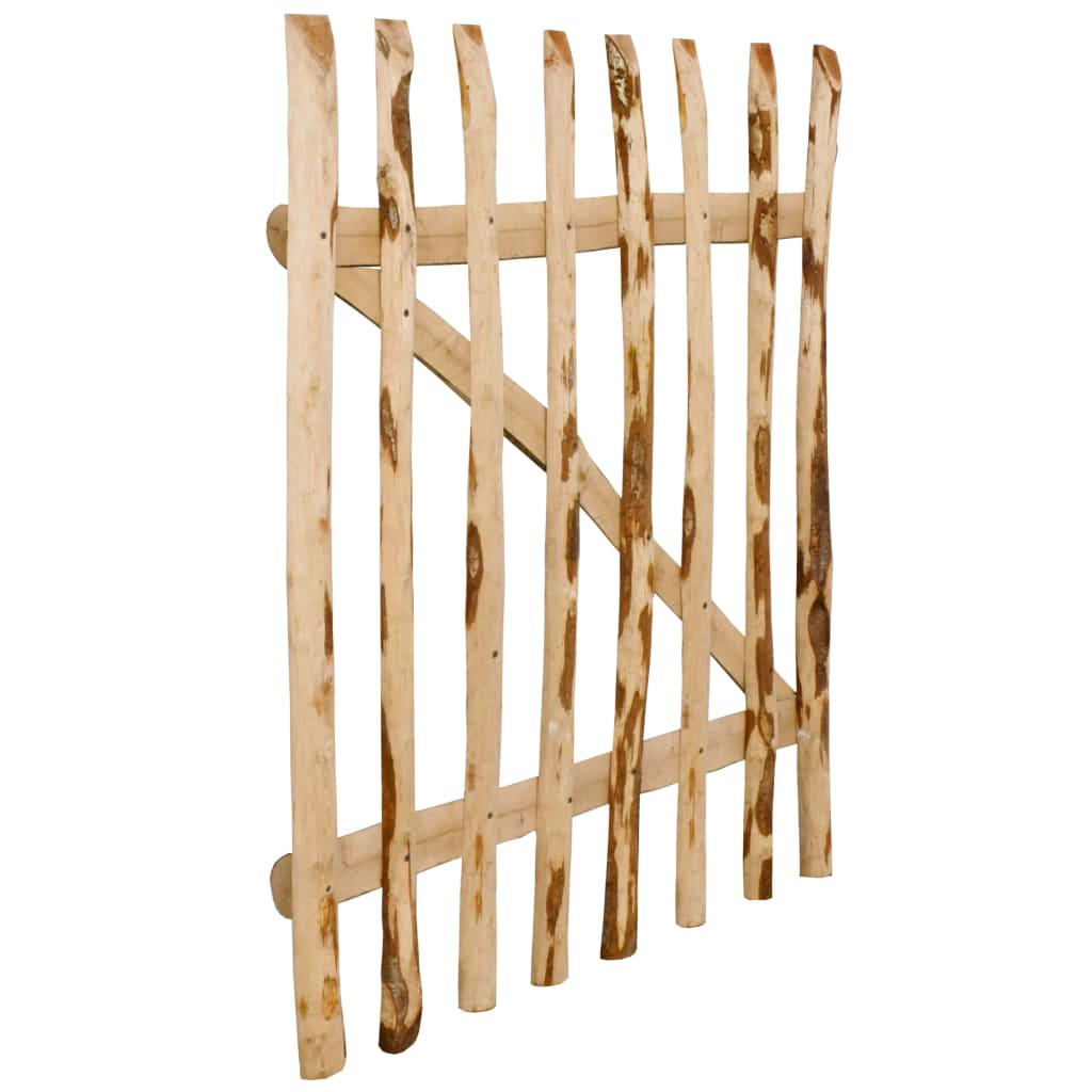 Vidaxl Wooden Gate, Hazel, 100X120 Cm