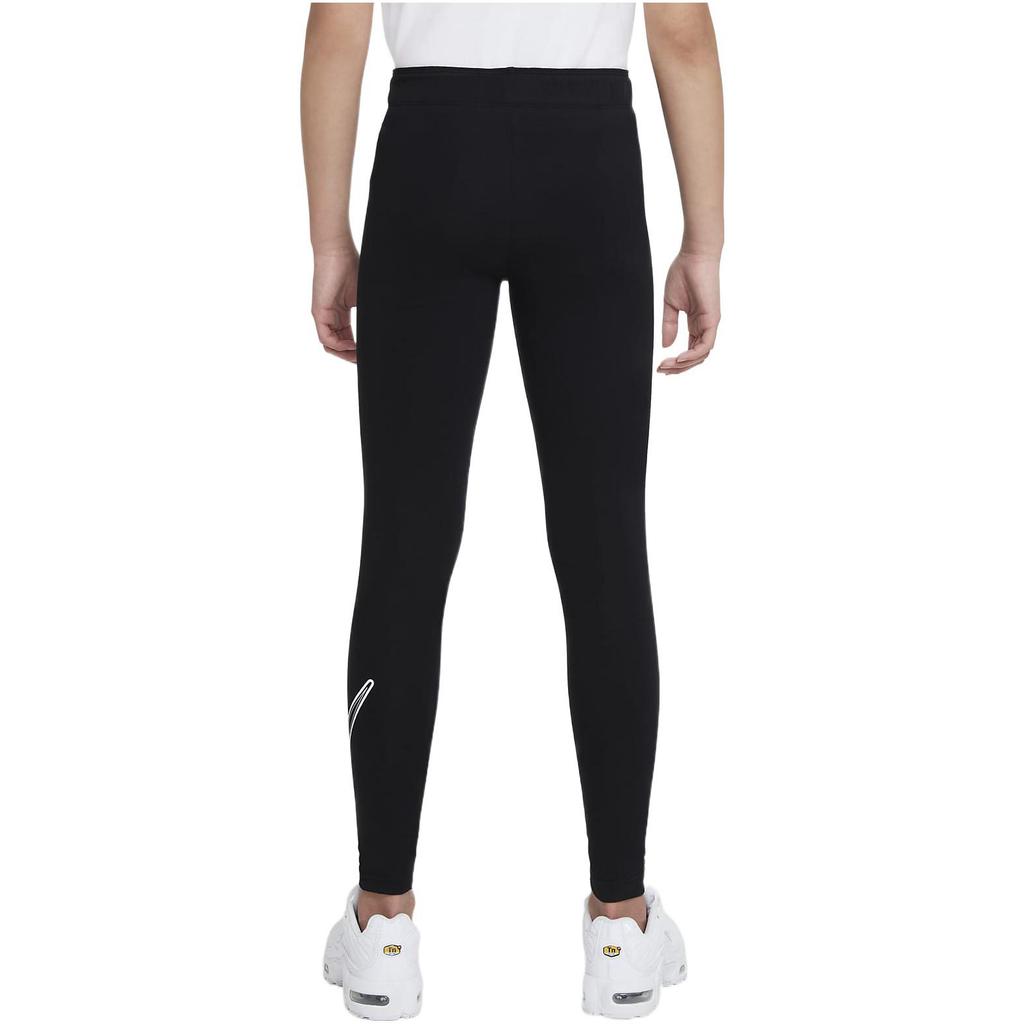 Nike Sportswear Favorites Letter Logo Print Slim Fit Long Fitness Pants Women Pants Black DD6278-010