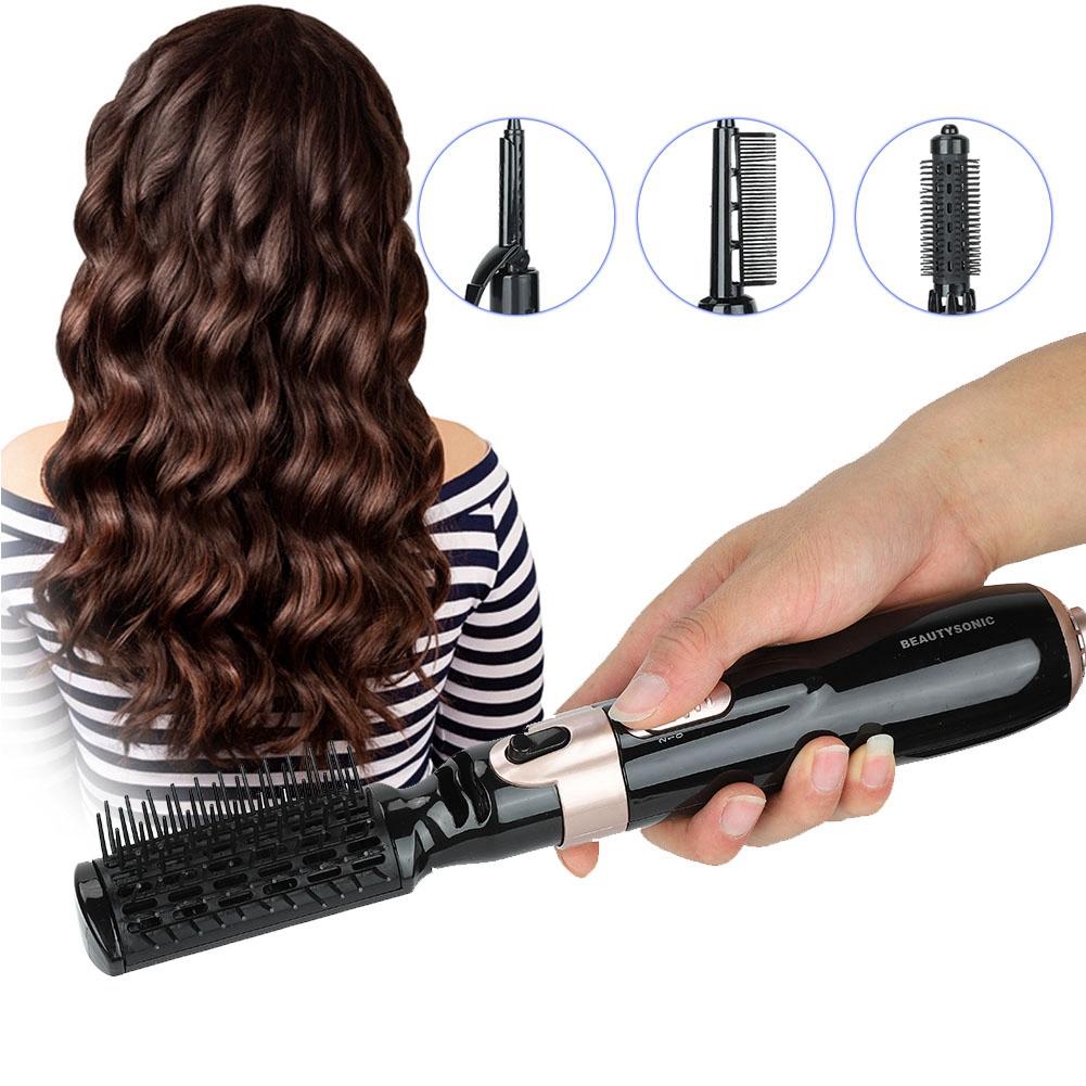 4 In 1 Multifunctional Hair Dryer & Styler Hot Air Comb Straightener Curler