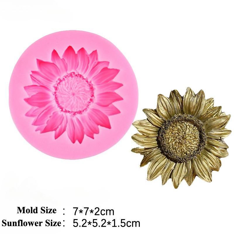 3D Flower Silicone Molds Fondant Craft Cake Candy Chocolate Sugarcraft Ice Pastry Baking Tool Mould Soap Mold Cake Decorator