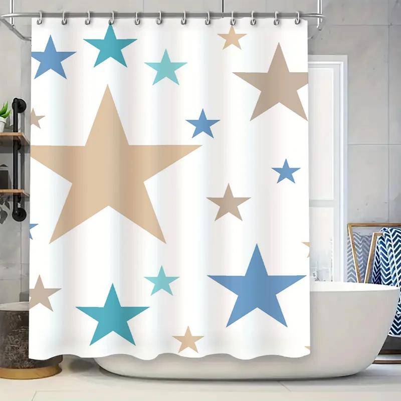 

Fashionable Gold Leaf Shower Curtain Home Decor Waterproof Bathroom Curtains For Kids Bathrooms Pink Blue Navy Gold 72 X 72 Inch W60H190(CM)-1 Pcs